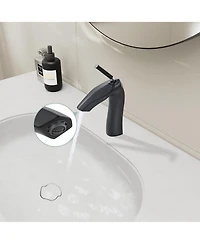 Midola Single Handle Lavatory Basin Sink Faucet with Solid Brass Body for Bathroom