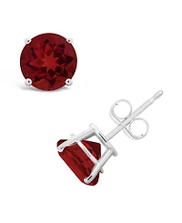 Garnet (3-1/5 ct. t.w.) Stud Earrings Sterling Silver (Also Available White Topaz and Citrine)
