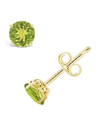 Peridot (1 ct. t.w.) Stud Earrings in 14K Yellow Gold