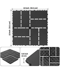 Streamdale Furniture Interlocking Waterproof Decking Tiles