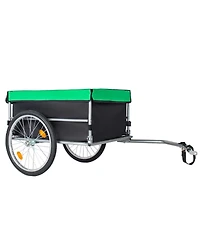Streamdale Furniture Foldable Bicycle Cargo Trailer with 20inch Wheels and Removable Cover