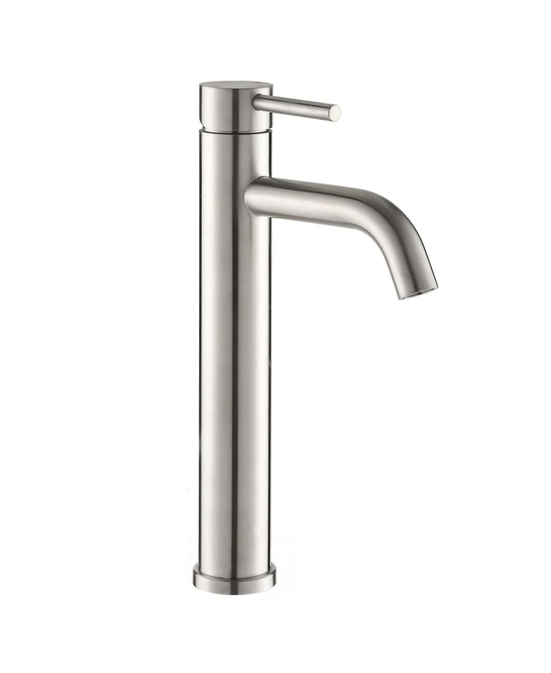 Midola Single Hole Single Handle Bathroom Sink Faucet, Modern Design, Easy to Install, Available in Brushed Nickel