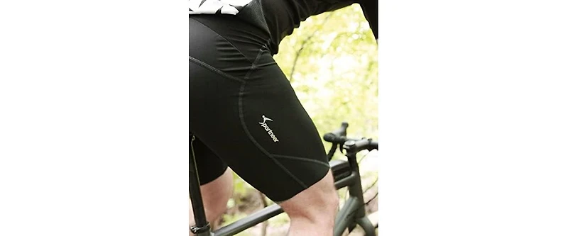 Sportneer Padded Bike Shorts for Men – Large, 4D Padding, Breathable and Absorbent, Mens Bicycle Cycling Biking Clothing Shorts