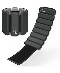 Sportneer Adjustable Wrist Ankle Weights for Women Men 1 Pair lb or 2 Each Silicone Bangles Yoga Dance Pilates Cardio Aerobics Pool Jogging