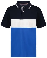 Tommy Hilfiger Boys' 2T-7 Genius Pieced Color-Block Polo Shirt
