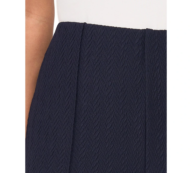 Vince Camuto Plus Pull-On Pintuck Kick Flare Pants