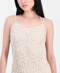 And Now This Women's Crochet Maxi Slip Dress, Macy's Exclusive