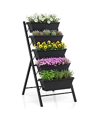 Gouun 5-Tier Vertical Raised Garden Bed with Removable Planter Boxes