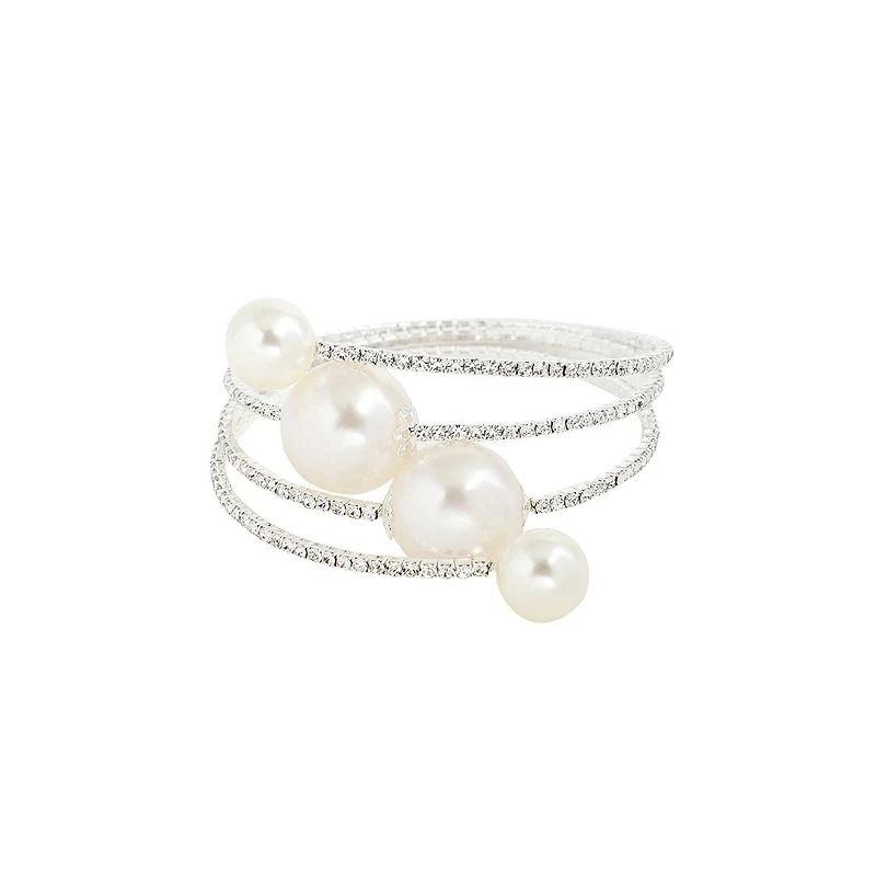 Sohi Gold Plated Pearl Bracelet