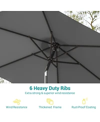 Sonkuki Enhance Your Outdoor Oasis With 7.5Feet Round Patio Umbrella - Stylish, Durable, And Sun-Protective!