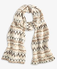 Charter Club Fair Isle Cashmere Ribbed Muffler, Macy's Exclusive