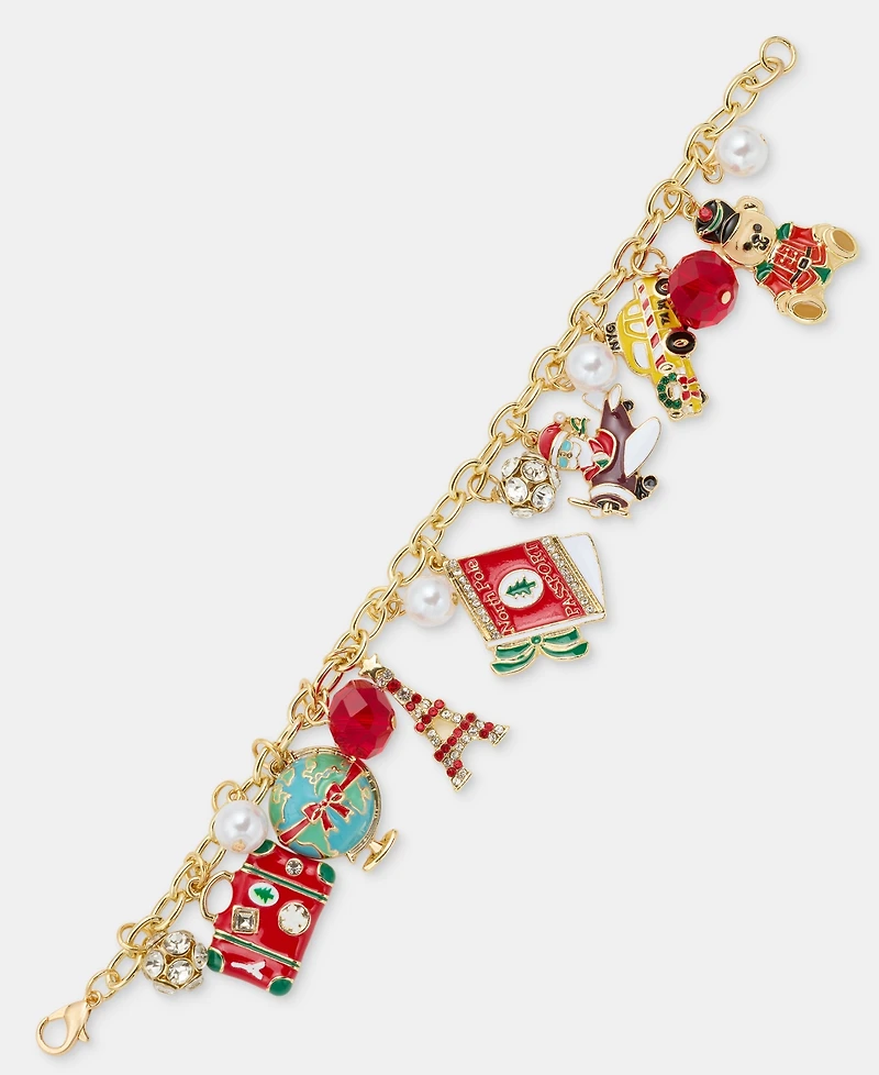 Holiday Lane Travel Charm Bracelet, Macy's Exclusive