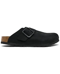 Birkenstock Men's Boston Nubuck Leather Wire Buckle Clogs from Finish Line