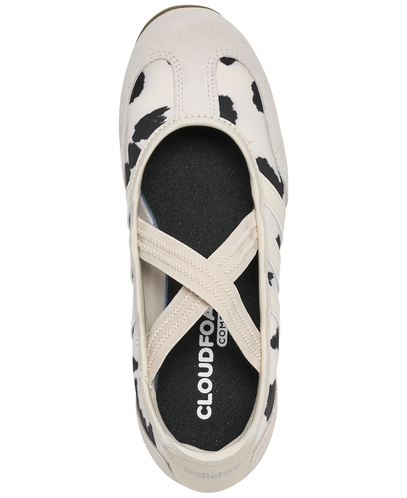 Adidas Women's Barreda Mary Jane Cow Print Sneakers from Finish Line