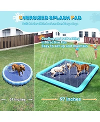 Aofar Dog Splash Pad Sprinkler Pool Outdoor