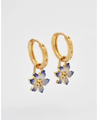 Fable England Nightshade Gold Huggie Earrings