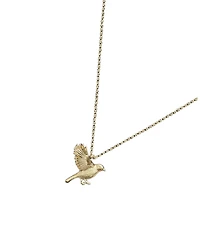 Fable England Flying Robin Enamel Necklace