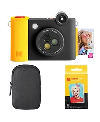 Kodak Smile+ 2-in-1 Instant Camera and Bluetooth Printer Starter Bundle Case