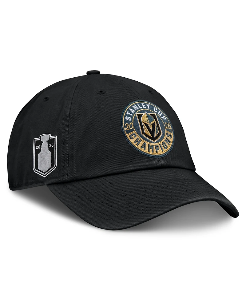 Fanatics Men's Black Vegas Golden Knights 2026 Nhl Stanley Cup Champions Core Adjustable Hat