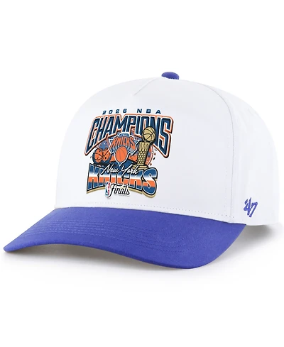 '47 Brand Men's White New York Knicks 2026 Nba Champions Two Tone Hitch Adjustable Hat