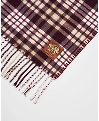 Fable England Women's Caramel and Chocolate Check Cape