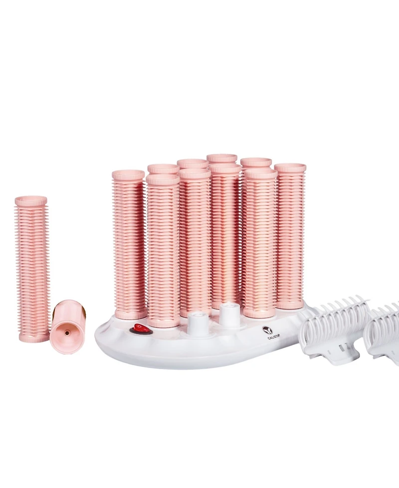 Calista Ion Long Hot Rollers and Claw Clips Set