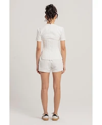 Pcfg Women's White Short
