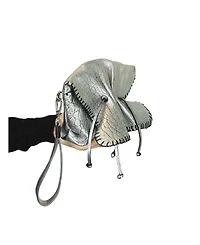 Carlos Falchi Mini Butterfly Lambskin Leather Bag