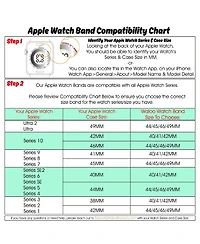 Waloo 2 Pack Leather Bling & Shiny Brilliance Replacement Band for Apple Watch