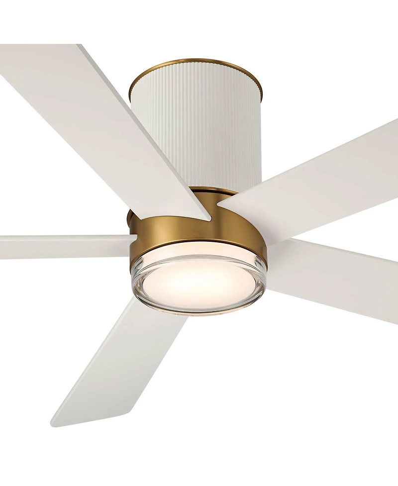 Casa Vieja 56 inch Vex Led Hugger Ceiling Fan with Remote