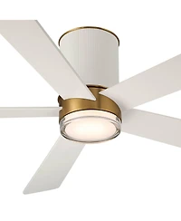 Casa Vieja 56 inch Vex Led Hugger Ceiling Fan with Remote