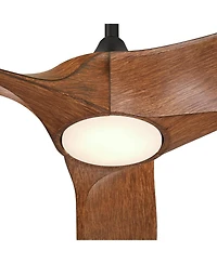 Casa Vieja 54 inch Kona Wind Led Dc Damp Ceiling Fan