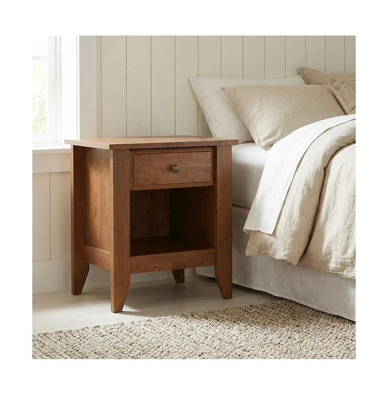 Starlight Canyon Home Night Stand with Coastal Cottage and Transitional Style