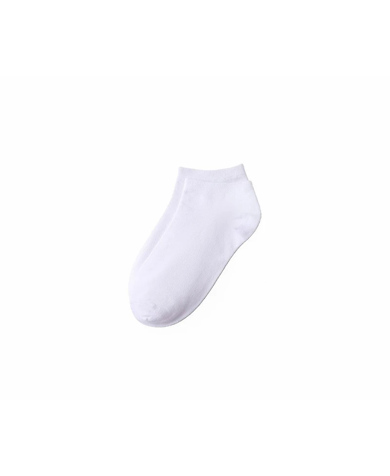 Lands' End Women's 3-Pack Cotton Patterned Low Cut Socks