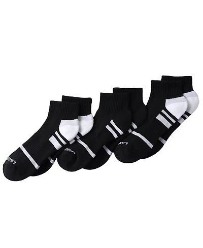 Lands' End Women's 3-Pack Half Cushion Performance Quarter Socks