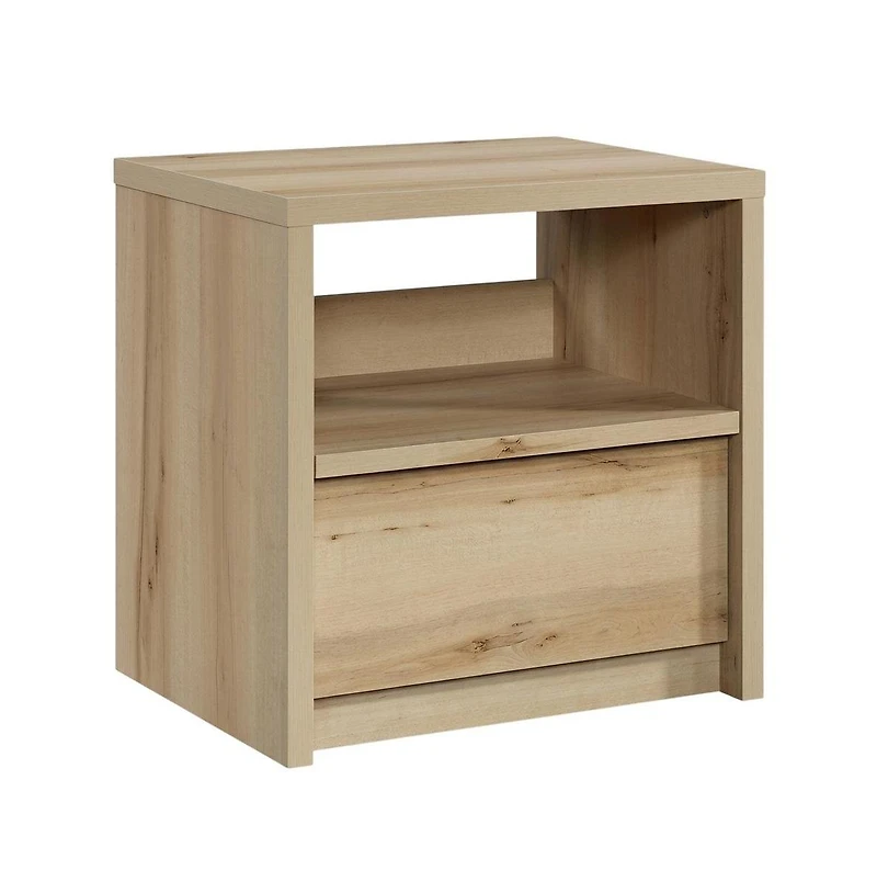 Starlight Canyon Home Brown Mid-Century Modern Rectangle Night Stand with Storage Drawer