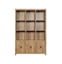Starlight Canyon Home Wooden Bookcase in Sindoori Mango Finish with Modern Farmhouse Style