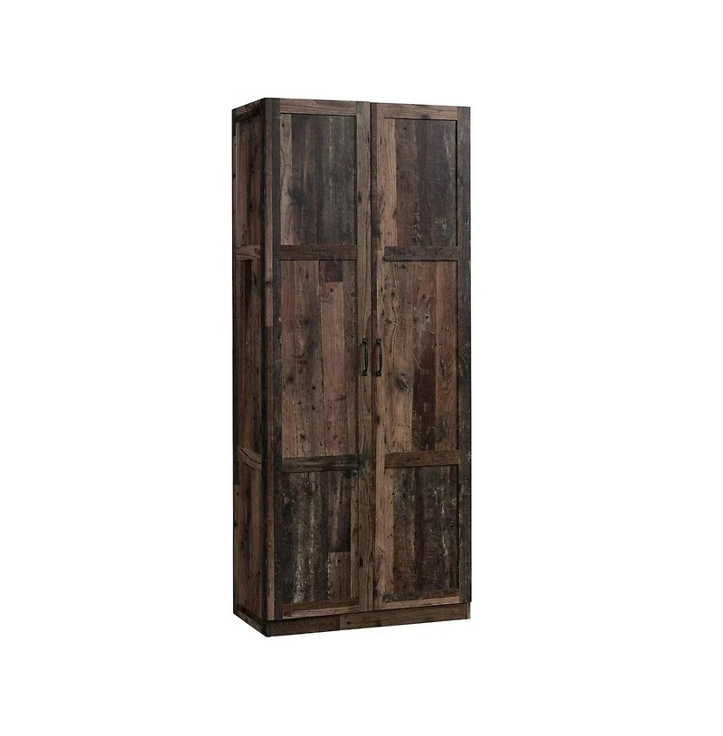 Starlight Canyon Home Rustic Brown Storage Cabinet With Pine Finish, Rectangular Design