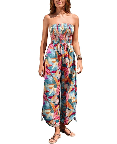 Cupshe Women's Paradise Found Tropical Jumpsuit
