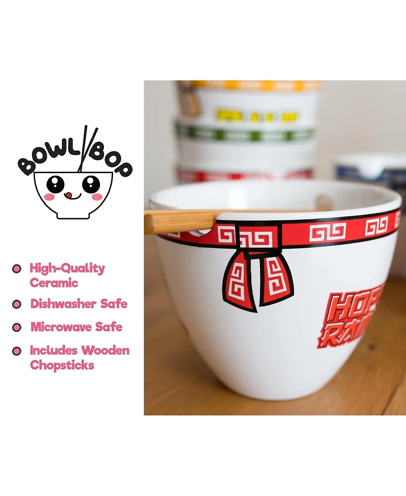Bowl Bop Hopeless Ramentic Japanese Dinner Set | 16-Ounce Ramen Bowl, Chopsticks
