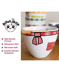 Bowl Bop Hopeless Ramentic Japanese Dinner Set | 16-Ounce Ramen Bowl, Chopsticks