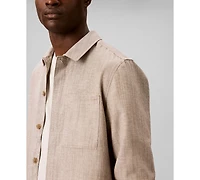 Calvin Klein Men's Linen Blend Overshirt