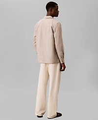 Calvin Klein Men's Linen Blend Overshirt