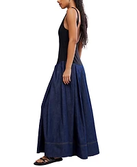 Free People Women's Elio Denim Midi Dress