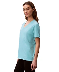 Calvin Klein Performance Women's Classic-Fit V-Neck T-Shirt