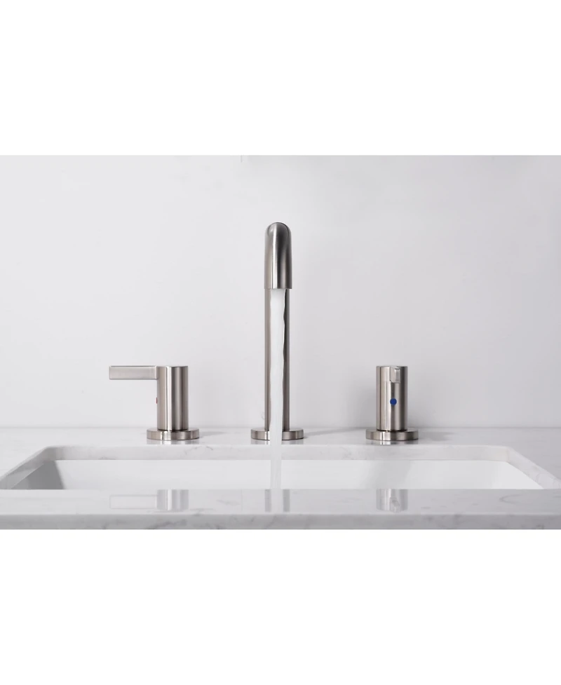 Phying Bathroom Faucet For bathroom Sink With Two Handles, Pop Up Drain And Supply Lines