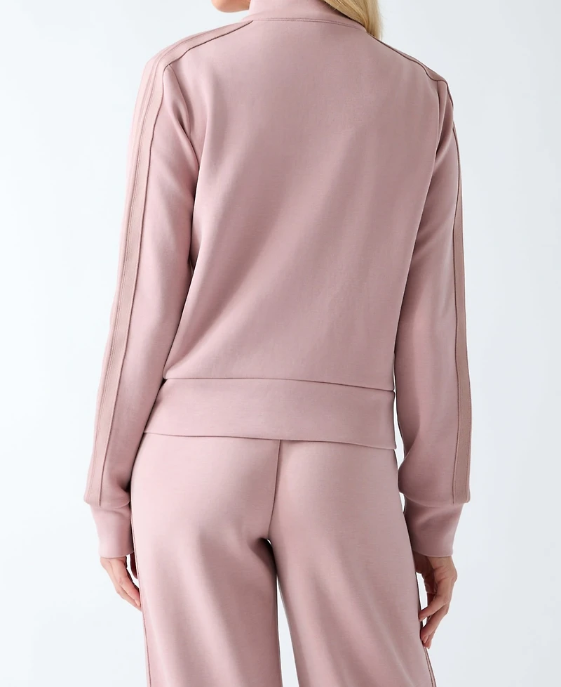 Guess Women's Lyra High-Neck Full-Zip Sweatshirt