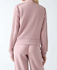 Guess Women's Lyra High-Neck Full-Zip Sweatshirt