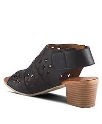 Spring Step Women's Dorotha Ankle Strap Sandal with Laser Cut Detail
