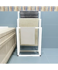 Midola Metal Freestanding Towel Rack 3 Tiers Hand Towel Holder Organizer for Bathroom Accessories